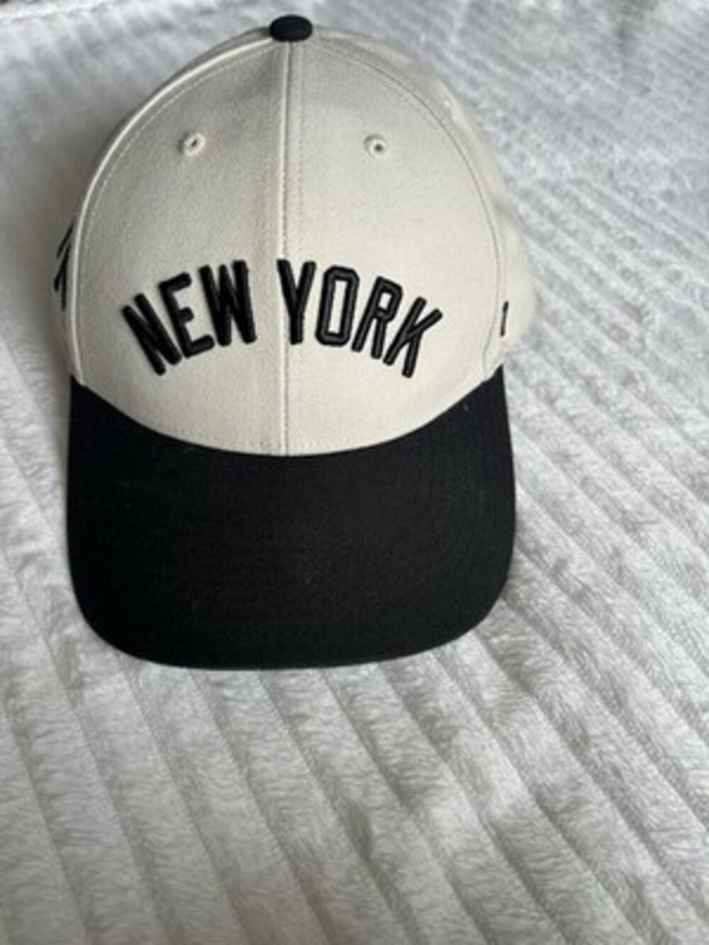 47 Brand New York Yankees Snapback Hat Cream Streetwear